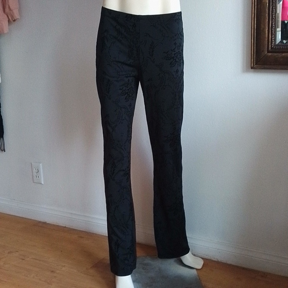 Velvet Embossed Europa Pants